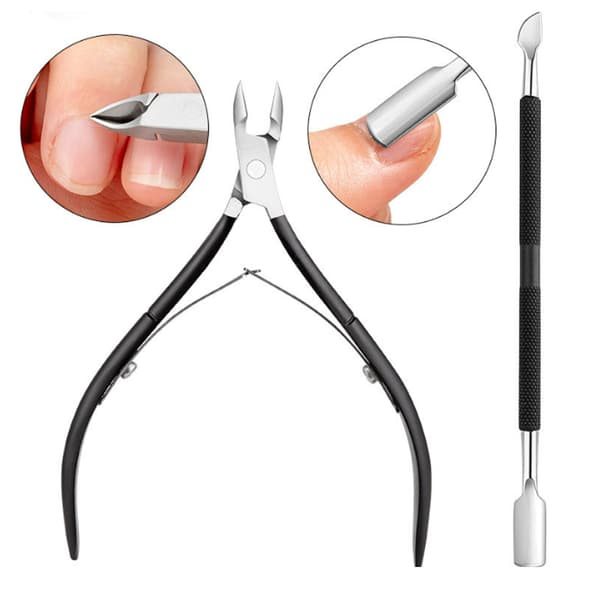 Cuticle Trimmer with Cuticle Pusher Cuticle Remover Cuticle