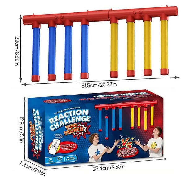 Catching Sticks Game 2025 Reflex Challenge Game Hand-Eye Coordination Training for Kids Adults