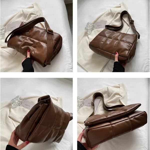 Skuldervesker Dame Skulderveske KHAKI khaki