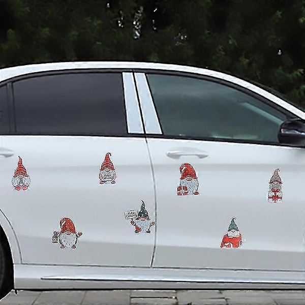 Joulukoriste Magneettinen Auto Heijastava Tarra Tarrat Hehkulamppu Autoon Kotiin TAO A7