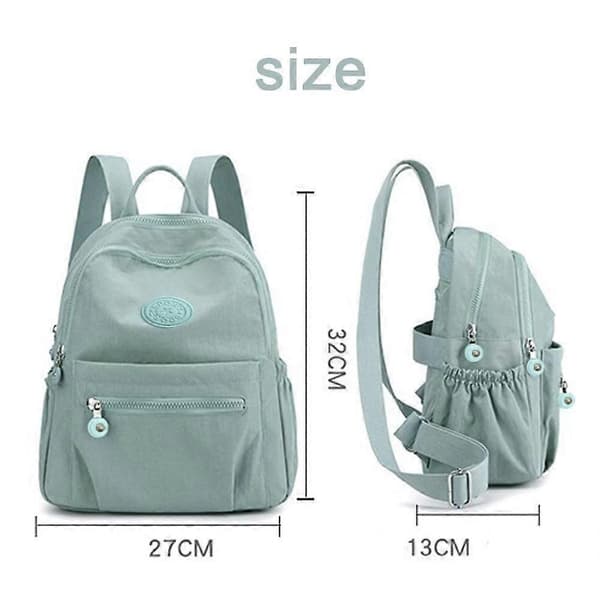 Women's Mini Backpack, Small Waterproof Backpack, Large Capacity, Lightweight Travel Bag Black