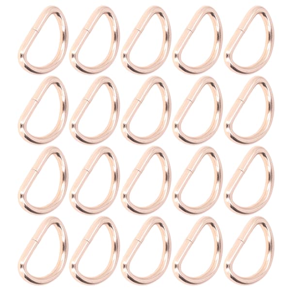 20 st Guld D-ringar 4x38x23mm Starka Hållbara för DIY Hantverk Väskor Plånböcker Armband