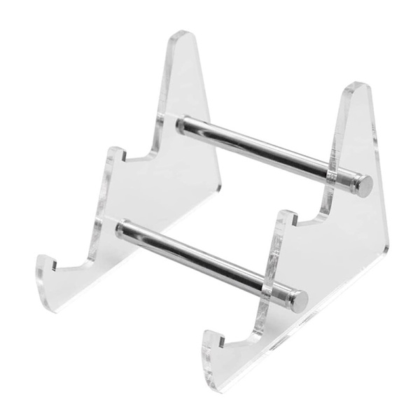 Keyboard Storage Rack Removable Clear Acrylic Elevation Tilt Mechanical Keyboard Display Stand Home 2 Layers