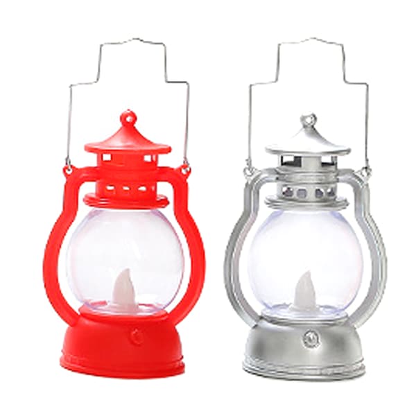 Minilyktor 2-pack LED små lyktor inomhuslyktor
