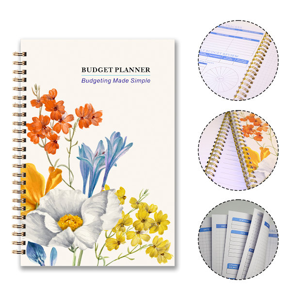 Budsjettplanlegger BUDGET PLANNERS Personlig Familiekonto Plan Budsjettbok Landscape style