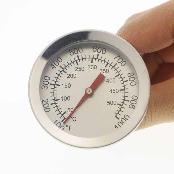 Ovntermometer Rustfrit stål Bimetal Grilltermometer Ovntermometer Grillværktøj
