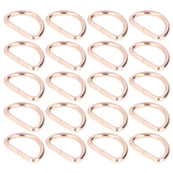 20 st Guld D-ringar 4x38x23mm Starka Hållbara för DIY Hantverk Väskor Plånböcker Armband