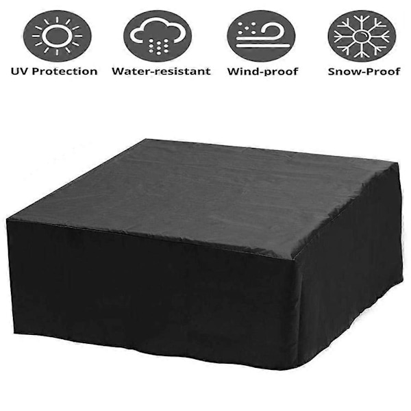 SZTXJ Spa-överdrag 220*220*85cm, Badtunna, Simbassäng, Badkar, Oxfordtyg Spa-överdrag för Utomhus Trädgård, Dammtätt, Vattentätt, Anti-UV