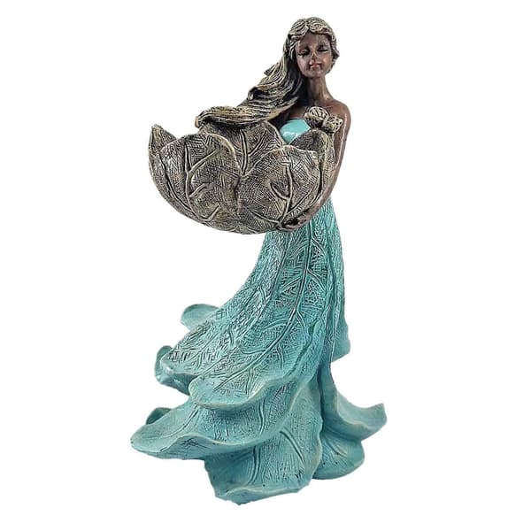 Bird Feeder Holder Decorative Craft Resin Figurine for Decor Yard