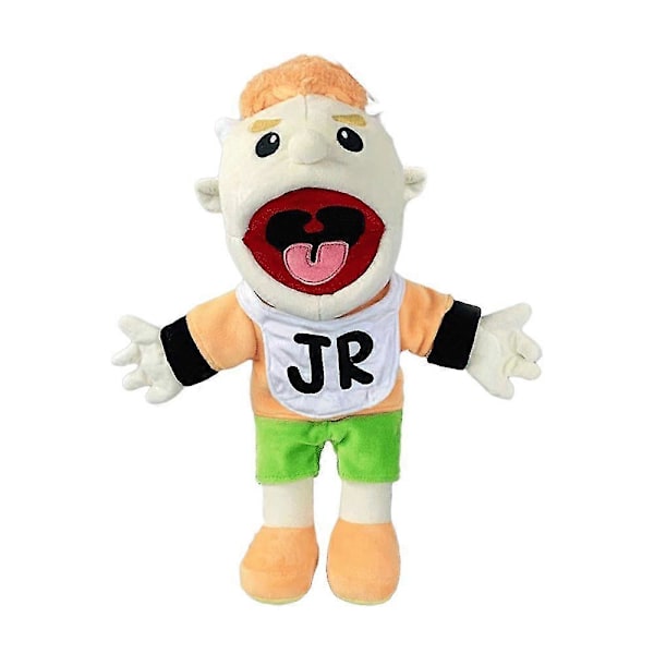 Jeffy Hatt Handdocka Jeffy Plyschdocka Cosplay Leksak Spel Mjuk Fylld Docka Barn Julgåvor -NMAOV F