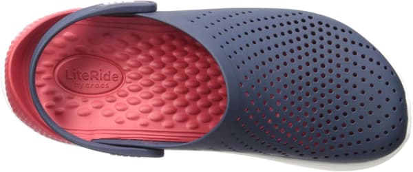 Crocs Unisex - LiteRide Clog Marinblå/Peppar 43/44 EU