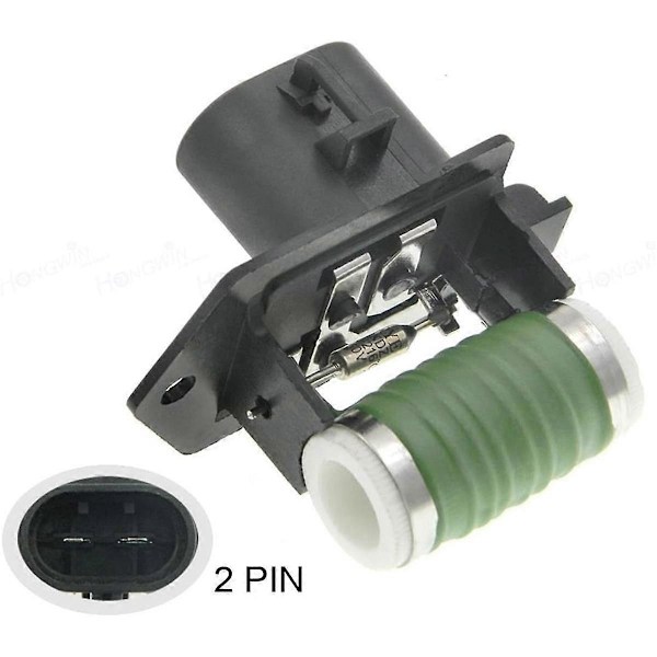 Bil Blæsermotor Modstand Fan 51799364 til Opel 2006-2019 2 Pin Kølervæske Radiator Fan Modstand
