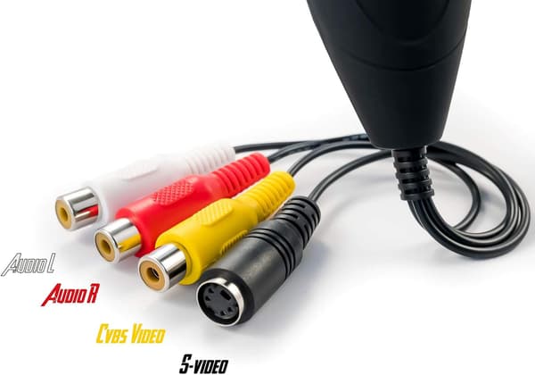 Video Grabber VHS Analog Digital Versjon 2022 | Windows 11+ Ny programvare | USB 2.0 Capture VHS-konverterer | Konverter gamle videobånd til Mpeg Digi