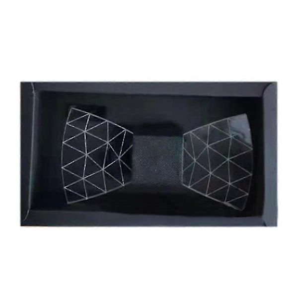 Fargerikt LED-lysende akrylsløyfe med blinkende farger, lysende Halloween-slips Diamond models