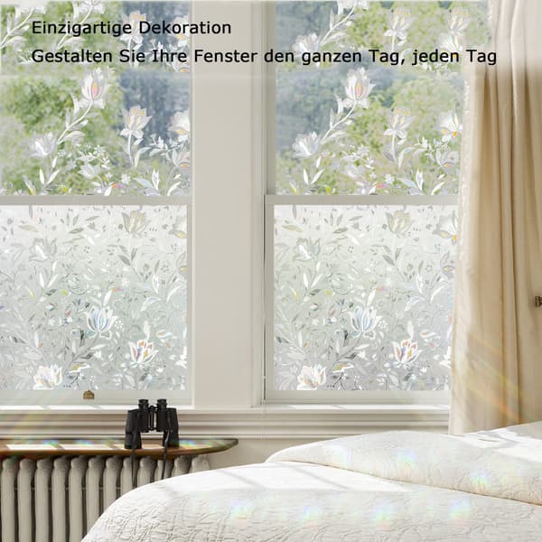 Window film privacy, self-adhesive, decorative