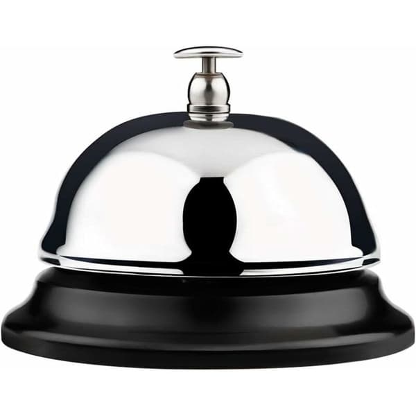 Serviceklokke, stor knap, forbedret version