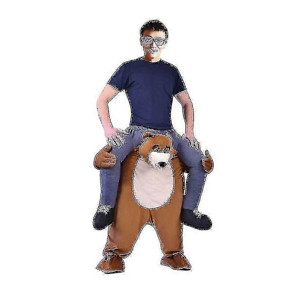 Uutuus Hauska Unisex Naamiaisjuhlat Esityslava Puku Asu Omat Jalat -rekvisiitalla Snögubbe