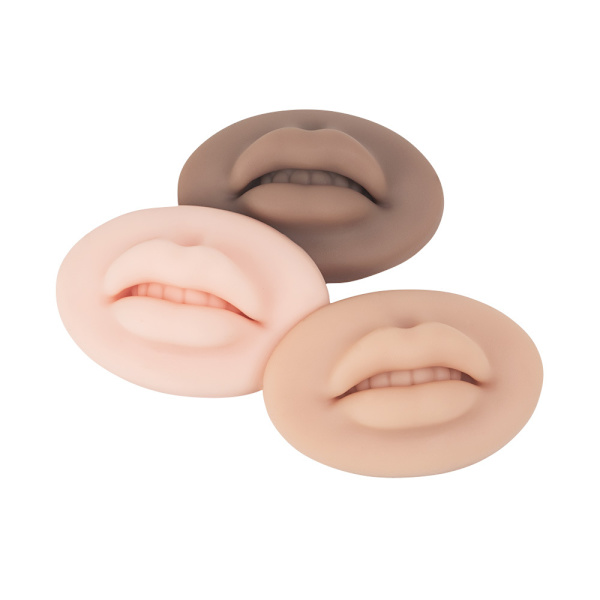 Permanent Makeup Lip Mold, European Lip Module, Beginner's Guide, Silicone Practice Skin, 5D Stereoscopic Simulation, Practice Full Lips