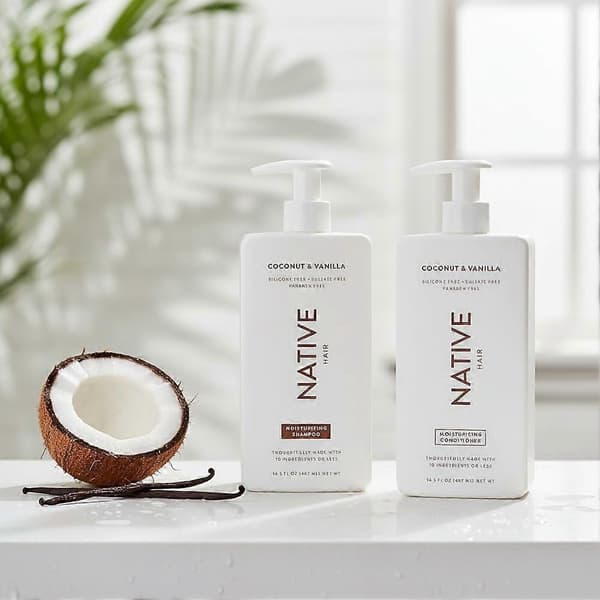 Kokos & Vanilje Hårblødgørende Shampoo/Balsam-487ML Shampoo