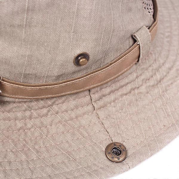 Justerbar Camping Bredskygget Fiskehat Bucket Hat Jungle Hat Solhat