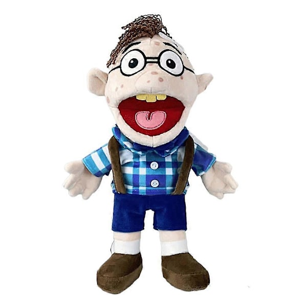 Jeffy Hatt Handdocka Jeffy Plyschdocka Cosplay Leksak Spel Mjuk Fylld Docka Barn Julgåvor -NMAOV E