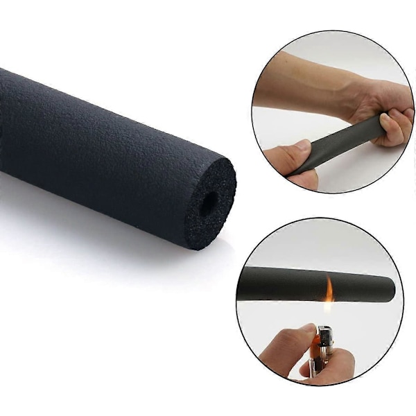 1/4\" x 3/8\" Slangeisolasjonsrør Varmebevarende Isolasjon 1,68m Lengde (6x9mm) Håndtak