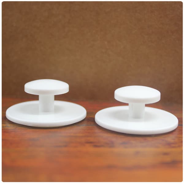 Self-adhesive handles, 4 round plastic knobs for drawers, instant cabinet handles, adhesive handles, cabinet knobs without drill handles for kitchen, bathroom, mirror