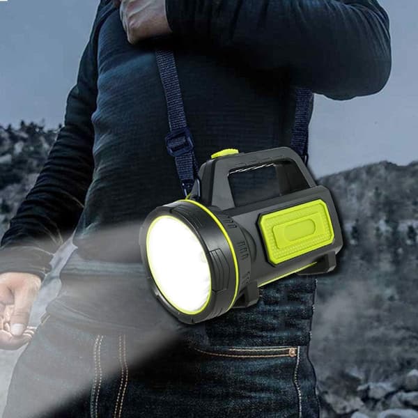 USB-ladattava, erittäin kirkas LED-taskulamppu, vedenpitävä