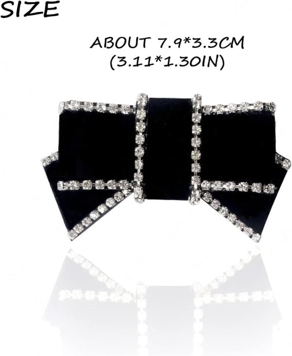 Classic Decorative Shoe Clips Square Bow Heels Accessories Rhine