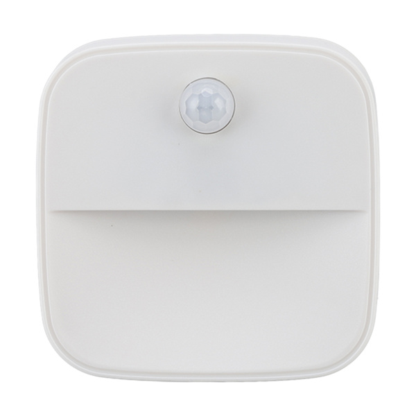 Motion Sensor 0.2W Night Light Warm Light ABS Plug in Body Sensor Lamp for Hall EU Plug 100-240V