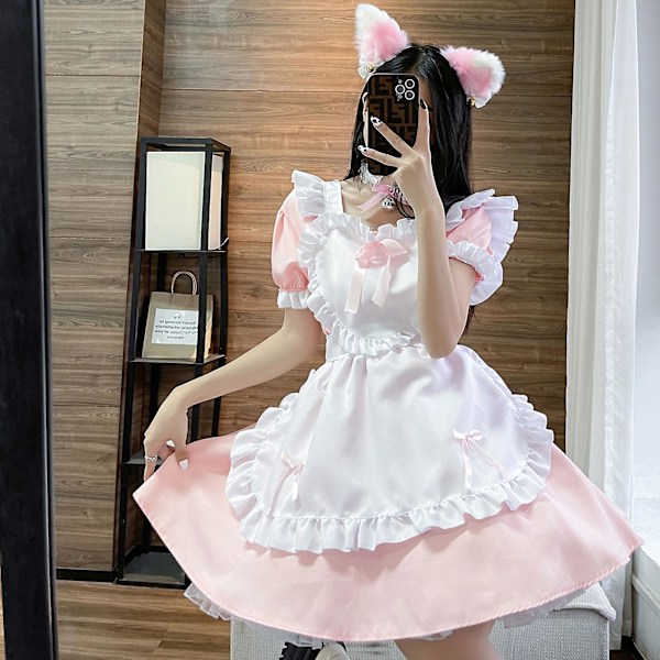 Stuepige Outfit Anime Cosplay Lolita Stuepige Kjole Fransk Stuepige Kostume