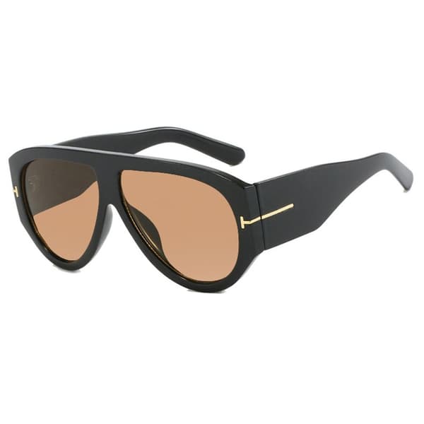 Dame Aviator Solbriller Store Rammer UV400 Briller