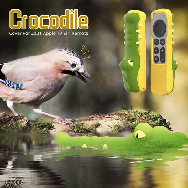 Apple Apple TV 4K 6/7 generation Remote Control Case 2023 New Crocodile Cute Anti-fall Case