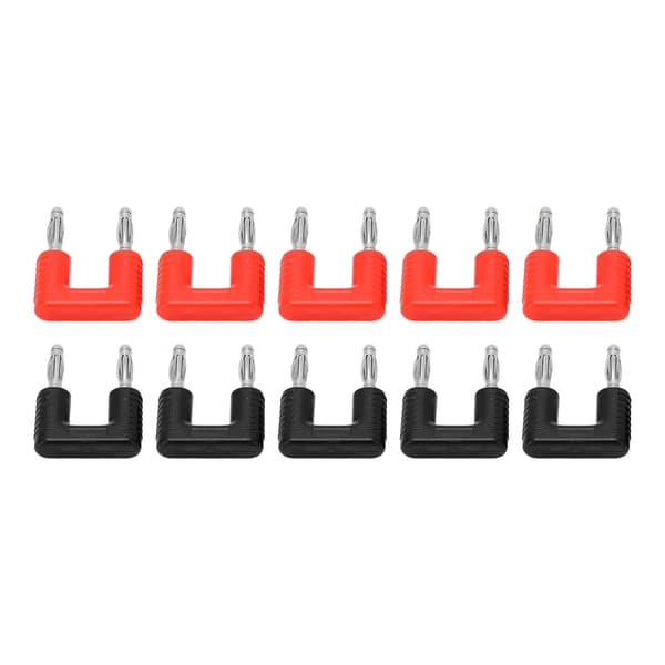 5-pack J20004 Double Banana Plug Professional 2-way Speaker Banana Plug for Speaker Cable