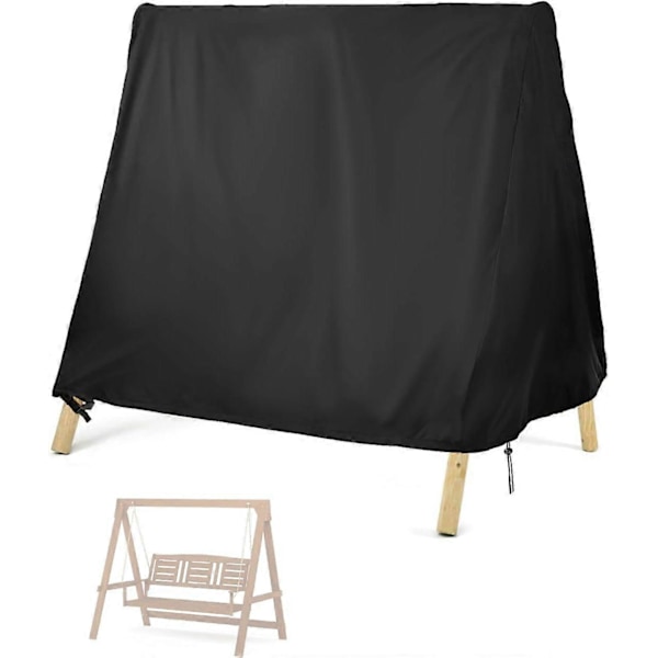 Utomhusgungaöverdrag, A-ram Patio Gungaöverdrag, Gungaöverdrag för Utomhusmöbler Verandaöverdrag Glider Hängmattaöverdrag Vattentätt 66\" L x 48.8\" B x 66\" H