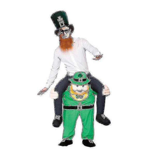 Nyhed Sjov Unisex Kostume Party Scene Performance Kostume Kostume Med Ser Ud Som Dine Egne Ben Grön