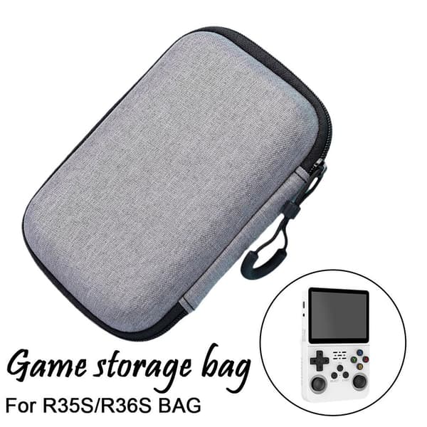 Portable Gaming Case for Mini Plus M17 R36S R35S Protective Bag Storage New N8 black