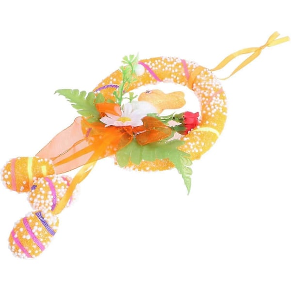Påsk Skum Krans Påsk Hängande Tecken Rose Garland Påsk Dekorationer Påsk Dekoration Krans