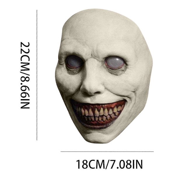 Sæsonbestemt & Julepynt Halloween Horror Sjov Latex Fuld Hovedbeklædning Sjov Horror Maske Legetøj Hætte Hjelm
