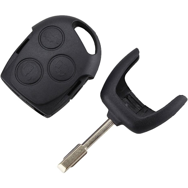 ePathChina 433 Mhz 3-knapps fjärrkontrollnyckel med 60-chip Passar för Ford Mondeo/Fiesta/Focus/KA/Transit/K2 2002-2012 433Mhz with 4D63 chip