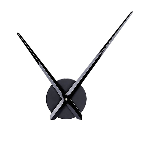 3D Clock Hands, DIY Large Clock Movement Mechanism Needles Part, Black