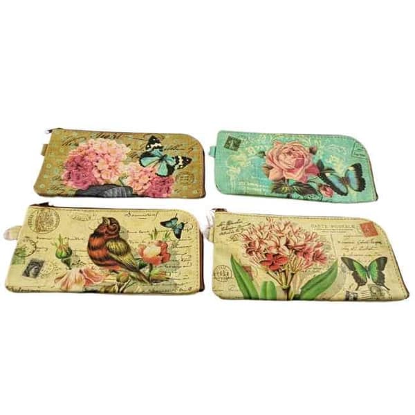 Pencil Case - Zipper Various Motifs 20 blomma