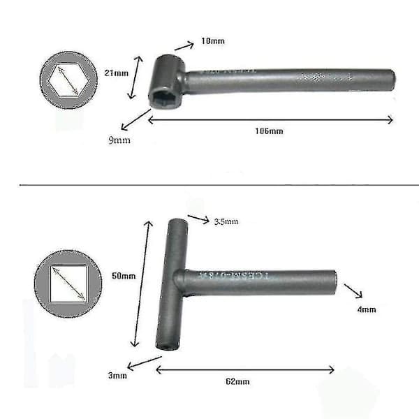 st Engine Valve Screw Adjustment Wrench Tool Valve Clearance Adjustment Tool + Dial Indicator 0.0