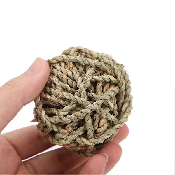 Fågel Sepak Takraw Leksak Säker Hälsosam Avkoppling Hållbar Tuggleksak Sepak Takraw för Parakiter Boll Su