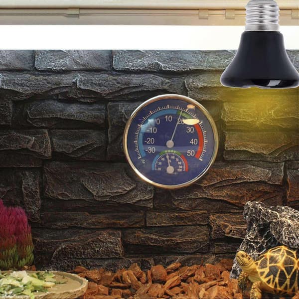 2X Hot 50W E27 Pet Heating Lamp Black Infrared Ceramic Emitter Heat Lamp Pet Brooder Reptile Lamp 220-230V Black