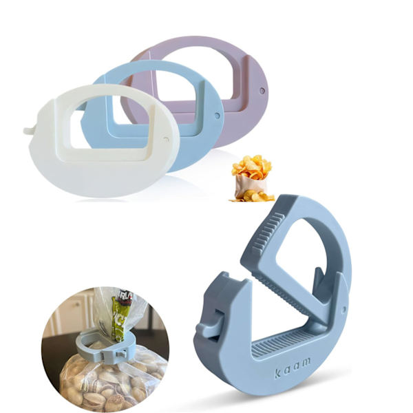 Matposeklemmer, Snacksposeklemmer, Matlagring Forseglingsklemmer Poser Forseglingslagring Klemmer | Lufttette Sikkerhetsklemmer for Melkepulver, Snacks, Te, Potetgull