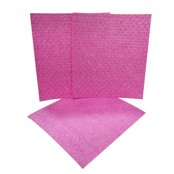 Tiskirätti 19,5*17*0,2 cm Puuvillakangas valmistettu puumassasta Rasvaton tiskirätti Ekologiset tiskirätit puukuidusta Kierrätettävä Rose-1pc