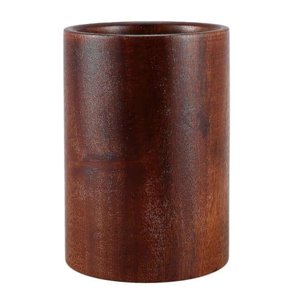Kitchen Utensil Holder, Wooden Kitchen Utensil Holder For Spoons, Spatulas, Countertop Dining Table