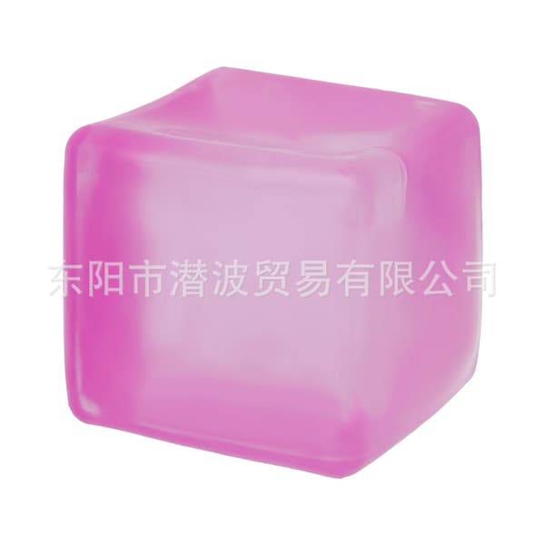 Squishy Stress Ball Toy - Soft Maltose Squeeze Toy Slow Rising Anxiety Relief Toy * Solid Square - Purple *