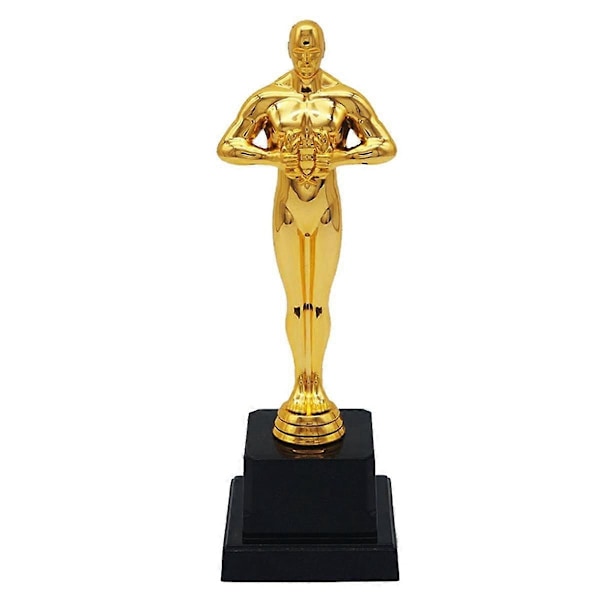 4 Pak Guld Præmie Pokal, Trofæer Statuette til Præmieoverrækkelse, Fest, Dekorationer, Rekvisitter